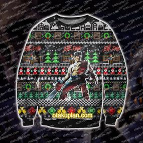 3D Print Evil Dead - American Horror Film Ugly Christmas Sweatshirt