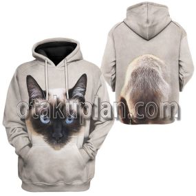 3D Siamese Cat T-Shirt Hoodie