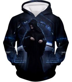 Wars Cunning Sith Lord Darth Sidious Awesome Graphic Hoodie SW049