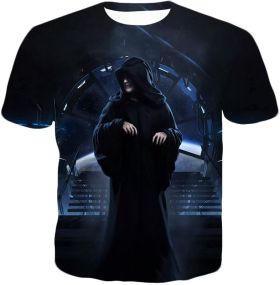Wars Cunning Sith Lord Darth Sidious Awesome Graphic T-Shirt SW049