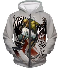 Diego Brando Stand Scary Monsters Anime Action Zip Up Hoodie JO049