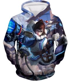 Overwatch Climatologist Mei Awesome Defense Hero Hoodie OW074