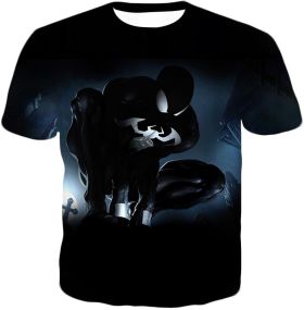 Animated Black Spider Hero Cool Action T-Shirt SP008