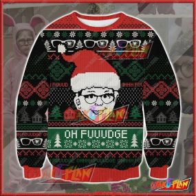 A Christmas New Year Winter Story Oh Fudge 3D Print Ugly Christmas Sweatshirt