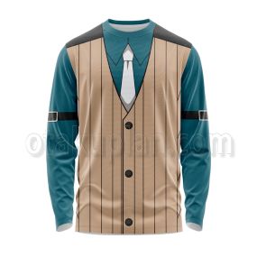 Ace Attorney Godot Blue Cosplay Long Sleeve Shirt
