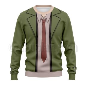 Ace Attorney Itonokogiri Keisuke Green Suit Cosplay Sweatshirt