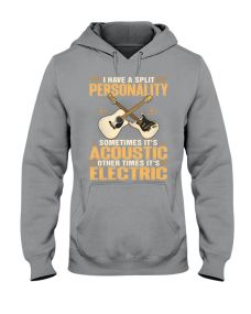 Acoustic Electric Guitar - Split Personality Hoodie