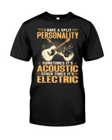 Acoustic Electric Guitar - Split Personality Shirt
