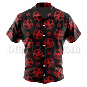 Across The Spider Verse Miles Morales Button Up Hawaiian Shirt