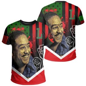 African American Flag Langston Hughes African T-Shirt