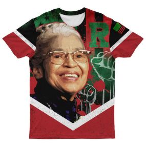 African American Flag Rosa Park T-Shirt