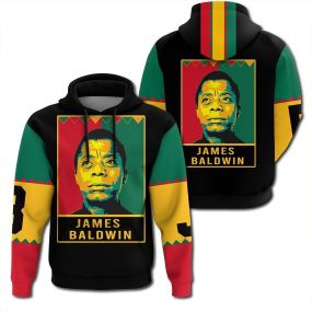 African Hoodie James Baldwin Black History Month Style Hoodie