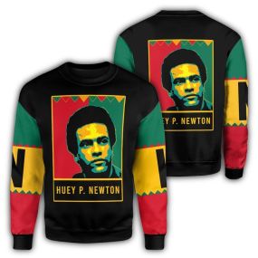 African Sweatshirt Huey P Newton Black History Month Style Men Sweatshirt