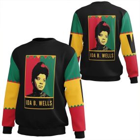 African Sweatshirt Ida B Wells Black History Month Style Women Sweatshirt
