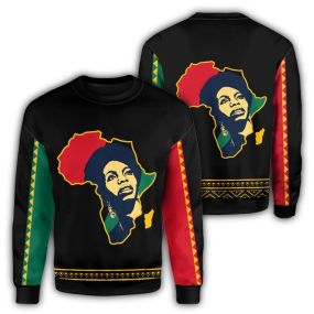 African Sweatshirt Nina Simone Black History Month Men Sweatshirt