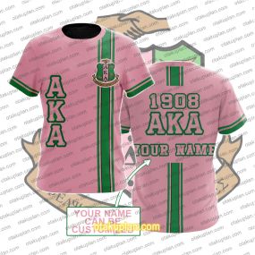AKA Alpha Kappa Alpha Sorority Custom Name T-shirt