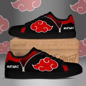 Akatsuki Cloud Skate Black Anime Sneakers Shoes