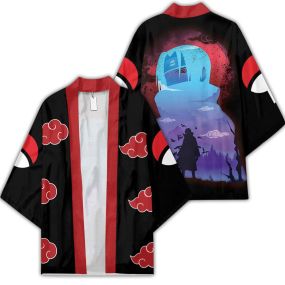 Akatsuki Itachi Anime Kimono Custom Uniform Anime Clothes Cosplay Jacket