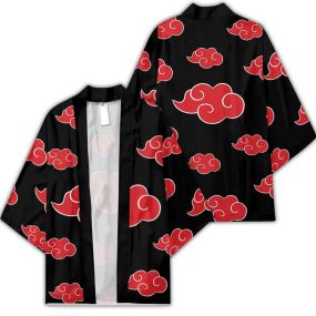 Akatsuki Anime Kimono Custom Uniform Anime Clothes Cosplay Jacket V2