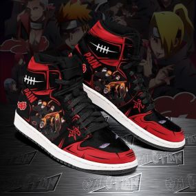 Akatsuki Pain Sneakers Eyes Costume Boots Anime Anime Shoes
