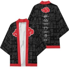 Akatsuki Village Symbol Anime Kimono Custom Uniform Anime Clothes Cosplay Jacket