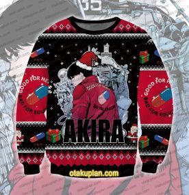 Akira Happy Pill Ugly Christmas Sweatshirt