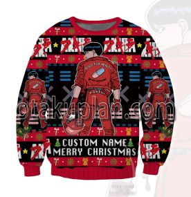 Akira Kanji Name Custom Name Ugly Christmas Sweatshirt