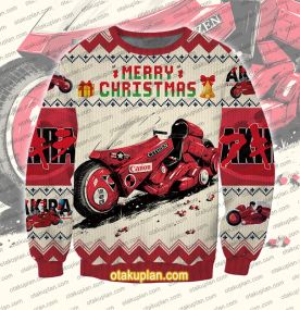 Akira Shotaro Kaneda Bike Ugly Christmas Sweatshirt