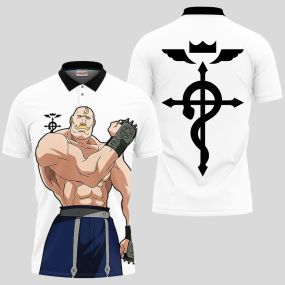 Alex Louis Armstrong Fullmetal Alchemist Anime Polo Shirts