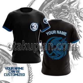Aliens Blue And Black Custom Name T-shirt