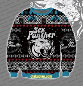 Anchorman Sex Panther Cologne Ugly Christmas Sweatshirt