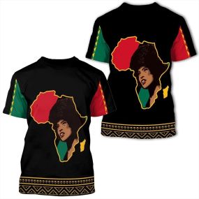 Angela Davis Black History Month African T-Shirt