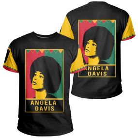Angela Davis Black History Month Men Style African T-Shirt