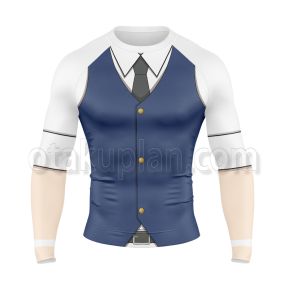 Assassination Classroom Shiota Nagisa Suit Long Sleeve Compression Shirt