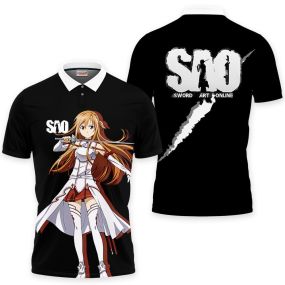 Asuna Sword Art Online Anime Polo Shirts