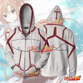 Sword Art Online Yuuki Asuna Zip Up Hoodie Jacket