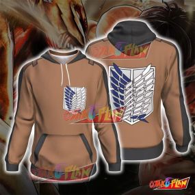Attack On Titan All Over Print Pullover Hoodie