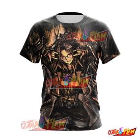 Attack on Titan 14th Commander of Scout Regiment Hange Zoe Anime T-Shirt AOT321