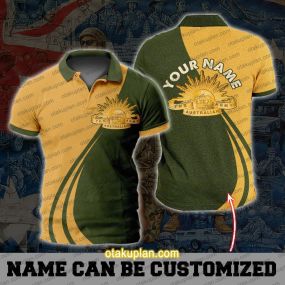 Australian Army Custom Name Polo Shirt