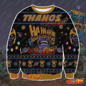 Avenge Heros Infinity War Thanos 3D Print Ugly Christmas Sweatshirt