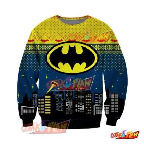 Batman 3D Print Ugly Christmas Sweatshirt V2