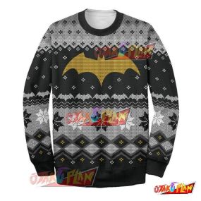 Batman 3D Print Ugly Christmas Sweatshirt V3