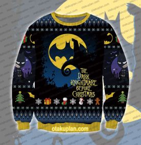 Batman The Dark Night Before Christmas Ugly Christmas Sweatshirt