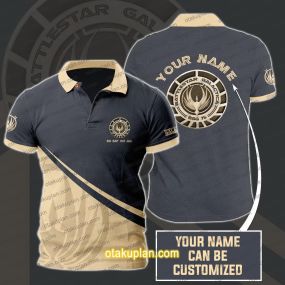 Battlestar Galactica Custom Name Polo Shirt