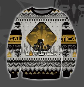 Battletech 1108 Logo 3D Printed Ugly Christmas Sweatshirt