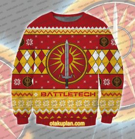 BattleTech House Davion 3D Printed Ugly Christmas Sweatshirt