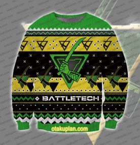 BattleTech House Liao 3D Printed Ugly Christmas Sweatshirt