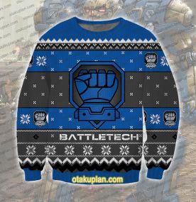 Battletech House Steiner 3D Printed Ugly Christmas Sweatshirt