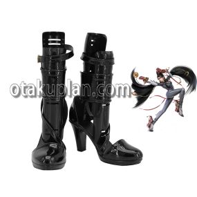 Bayonetta Game Jumpsuit Cosplay Shoes