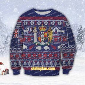 Beautiful New Zealand 3D All Over Print Ugly Christmas Sweatshirt